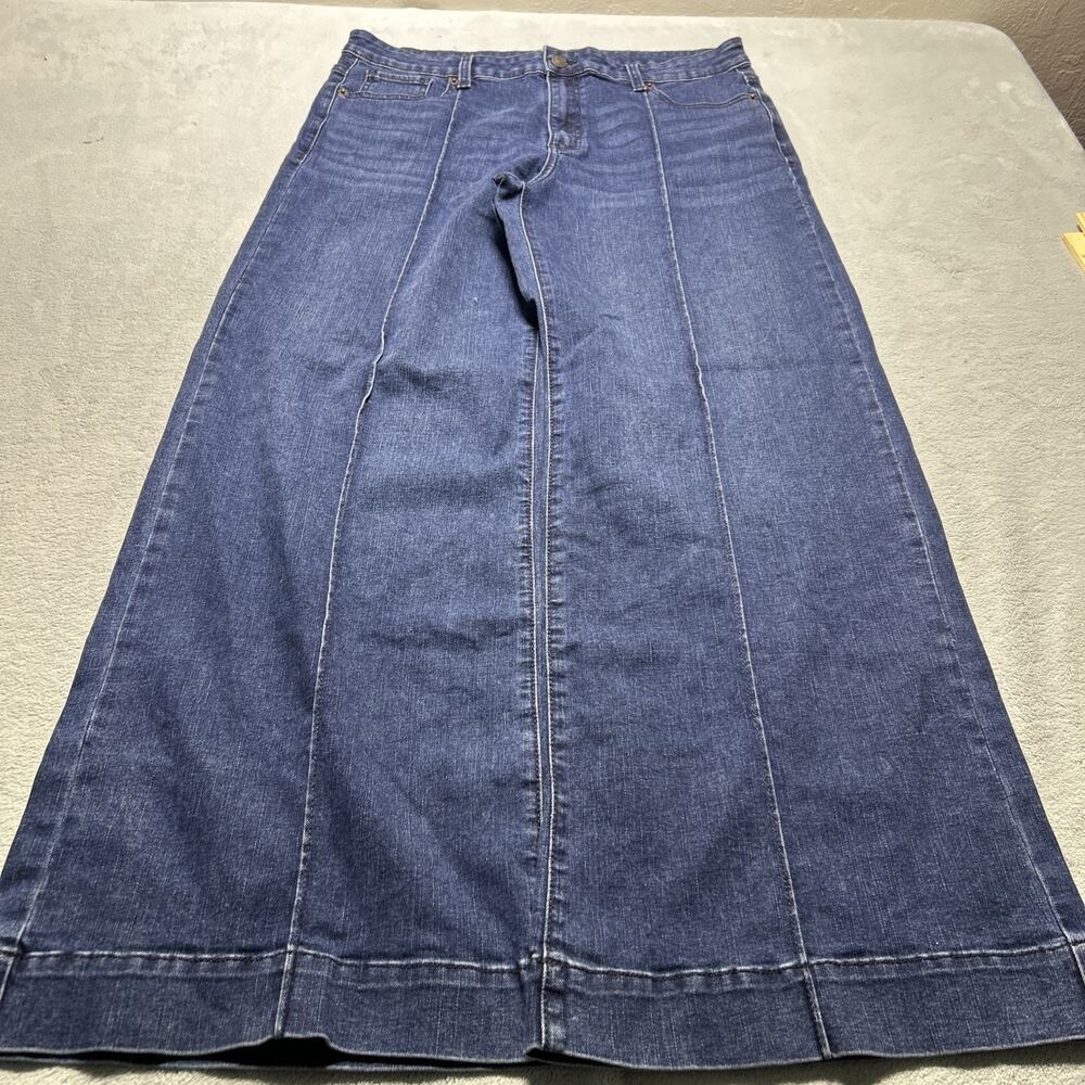 Y2k 2000s Beyond Baggy Jeans Women 14 36x30 Baggie Hamilton Loose Wide Leg Relax - Picture 5 of 12